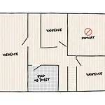ヴィラ Feriehuset Ornereden レンネ